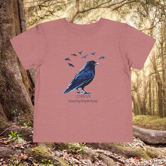 American Crow and Friends Toddler Tee | Maine Artist Cee Grimes