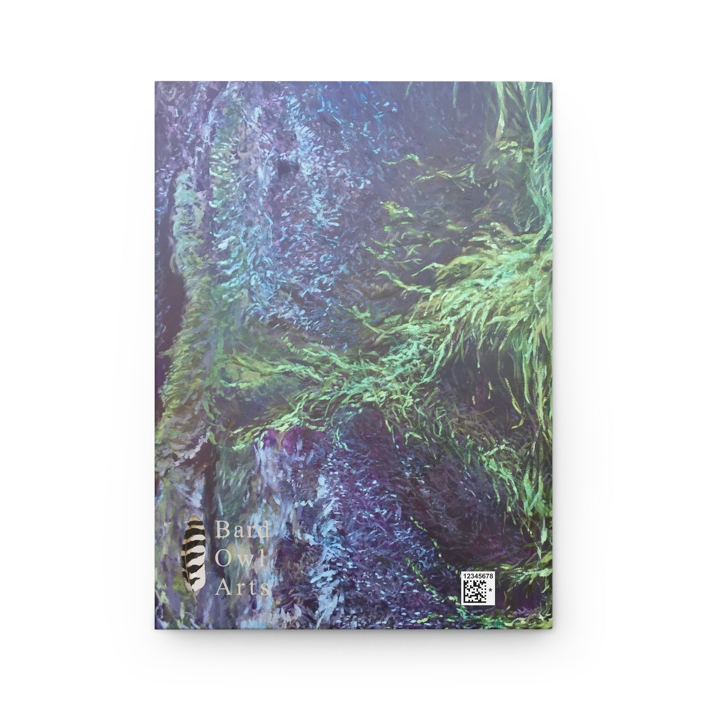 Old Growth Cedar Wolf Notebook — Hardcover Journal with Lichen Tree Nature Design