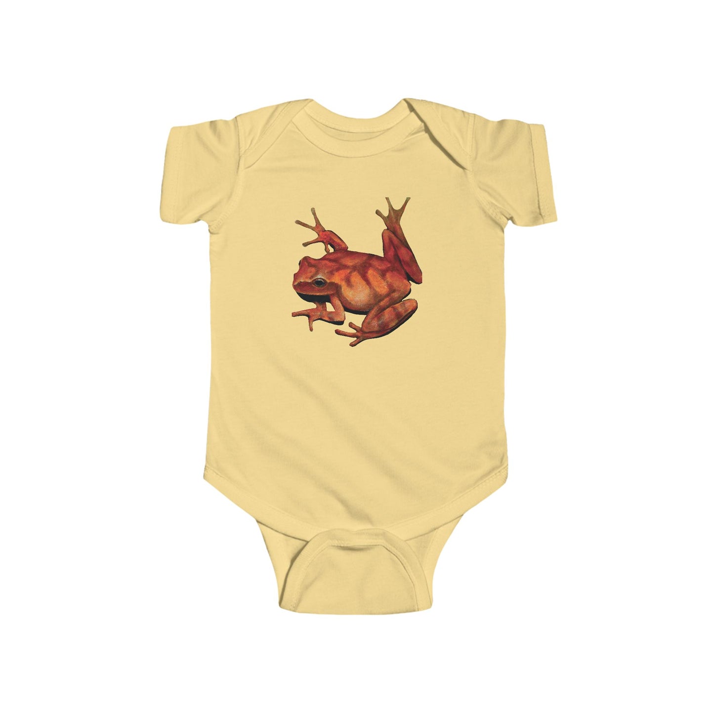 Tree Frog Illustration on Infant Bodysuit | customize text or remove