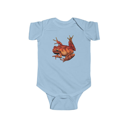 Tree Frog Illustration on Infant Bodysuit | customize text or remove