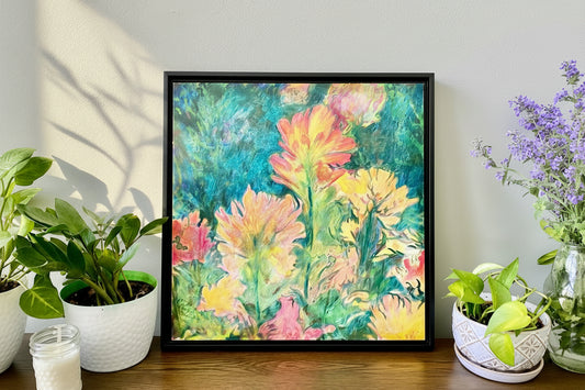 Wild Paintbrush 18" x 18"