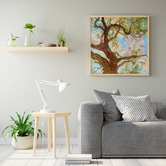 Balm of Gilead, 30"x30" Original Oil Painting