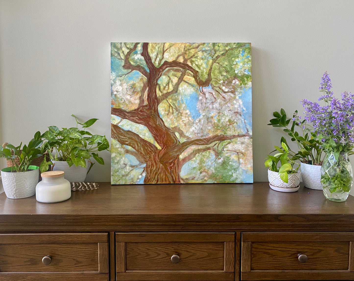 Balm of Gilead, 30"x30" Original Oil Painting