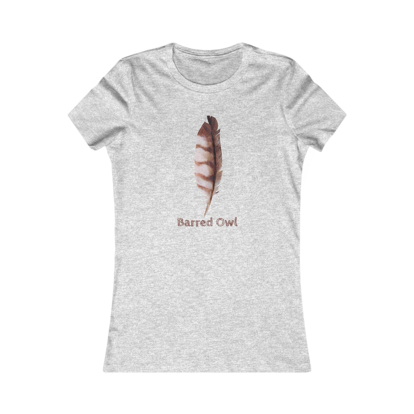 Personalizable Owl Feather Tee | Nature Illustration, Bird Feather Graphic