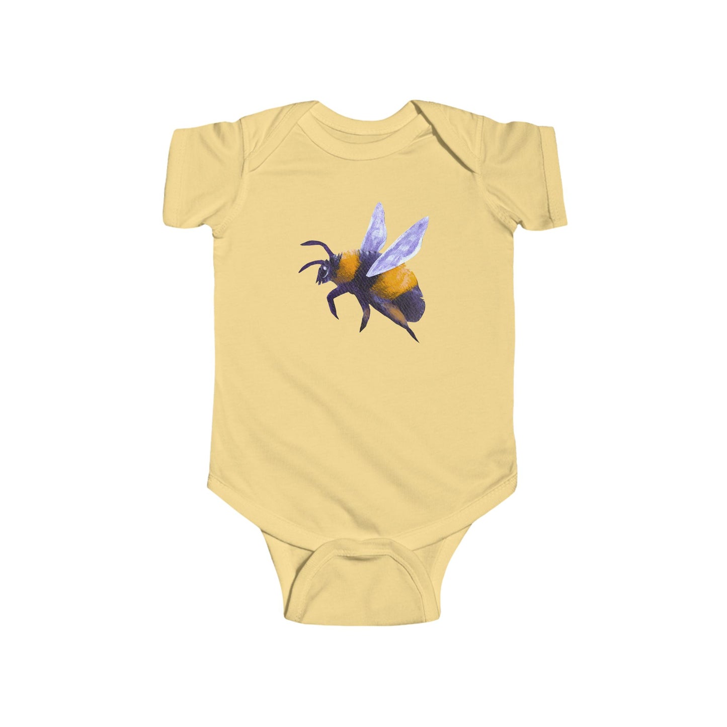Bumblebee Illustration Infant Bodysuit | Baby Bee Onesie