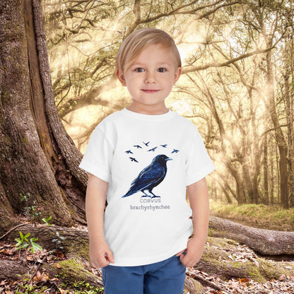 American Crow and Friends Toddler Tee | Maine Artist Cee Thorketil