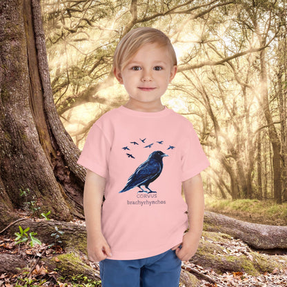 American Crow and Friends Toddler Tee | Maine Artist Cee Thorketil