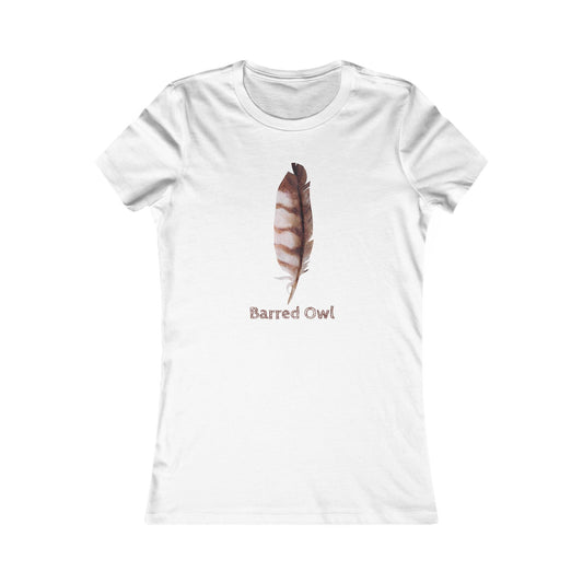 Personalizable Owl Feather Tee | Nature Illustration, Bird Feather Graphic