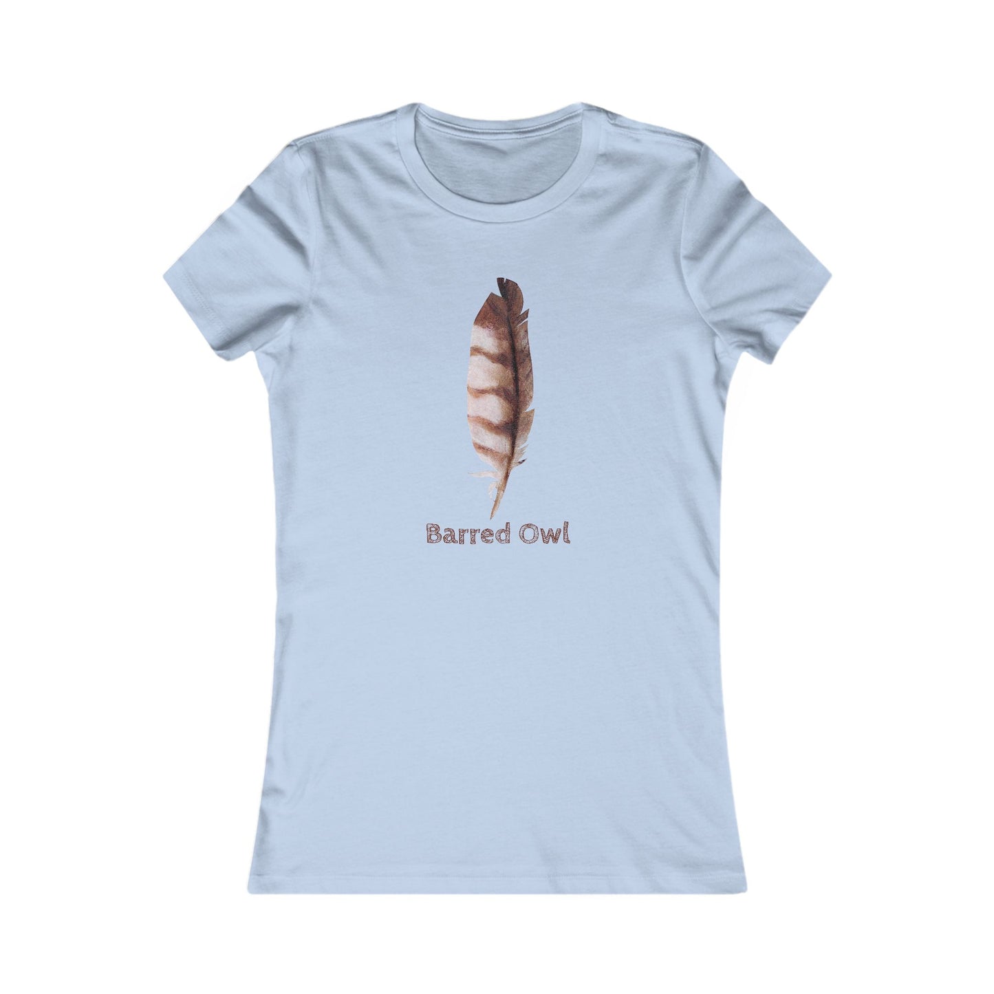 Personalizable Owl Feather Tee | Nature Illustration, Bird Feather Graphic