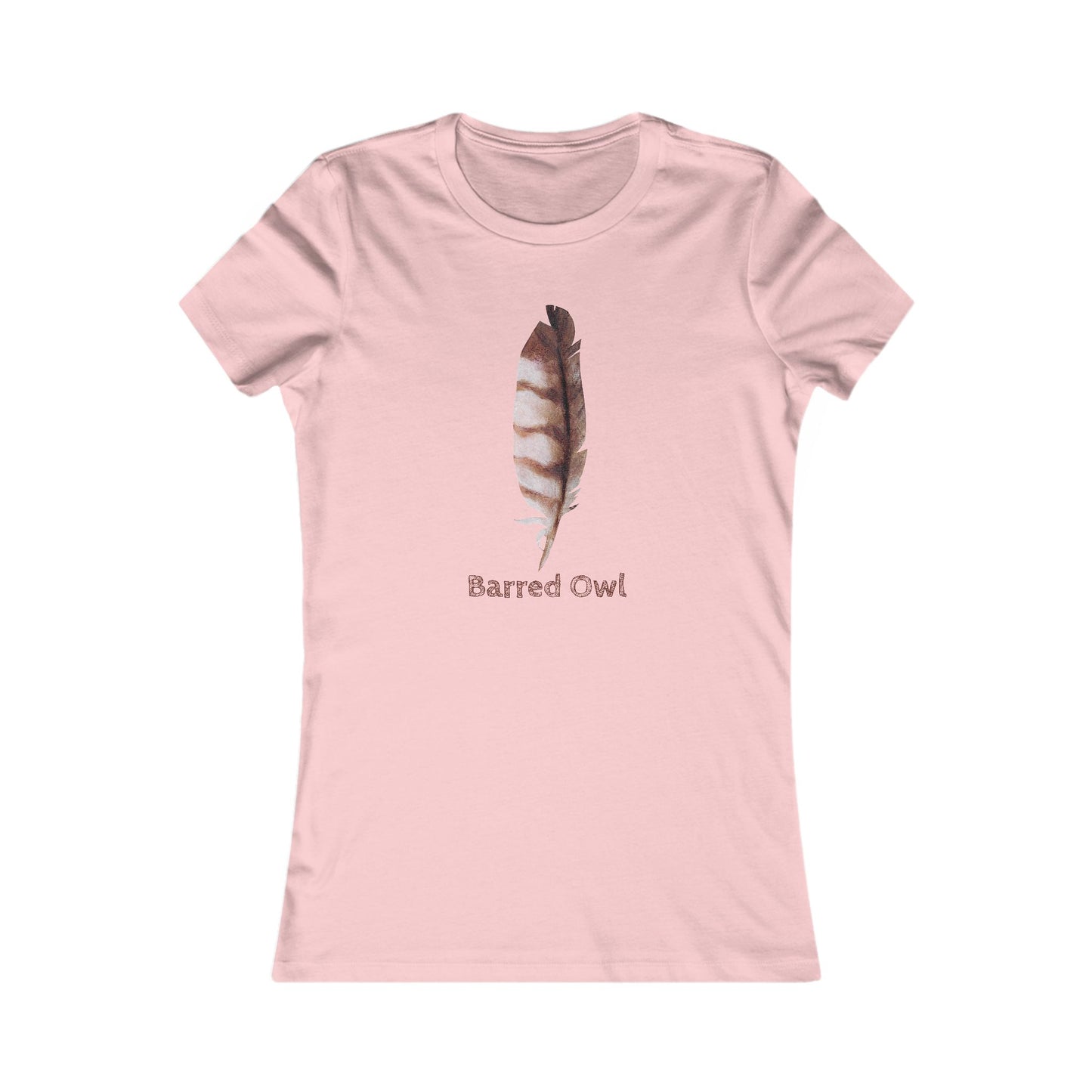 Personalizable Owl Feather Tee | Nature Illustration, Bird Feather Graphic