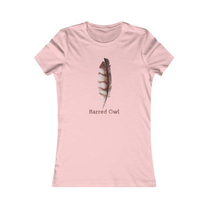 Personalizable Owl Feather Tee | Nature Illustration, Bird Feather Graphic