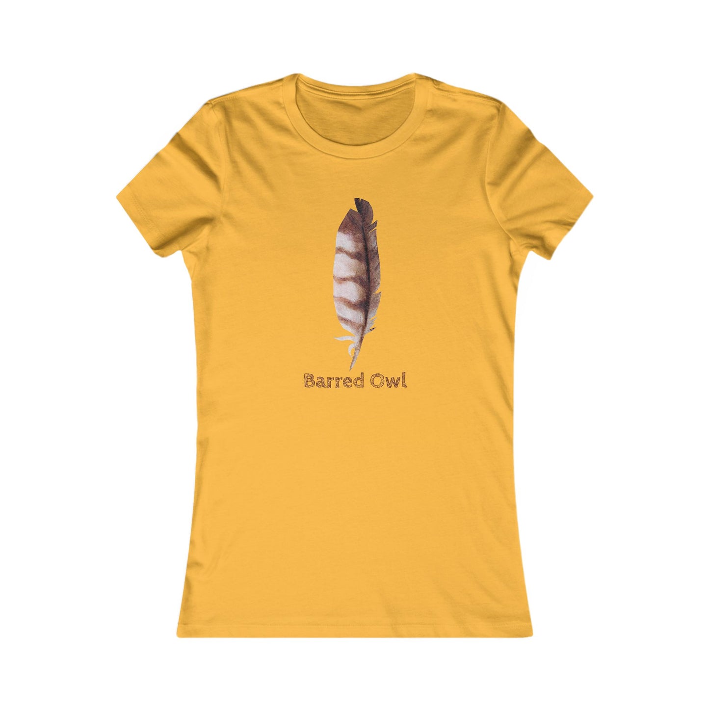 Personalizable Owl Feather Tee | Nature Illustration, Bird Feather Graphic