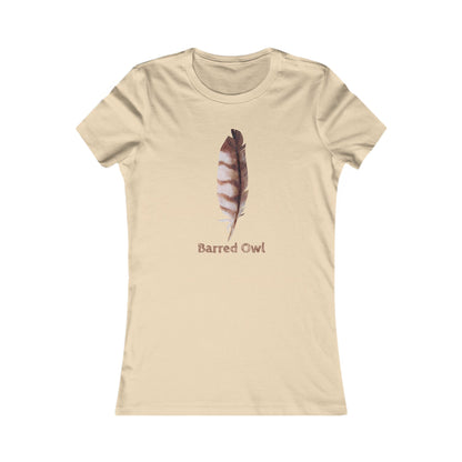 Personalizable Owl Feather Tee | Nature Illustration, Bird Feather Graphic