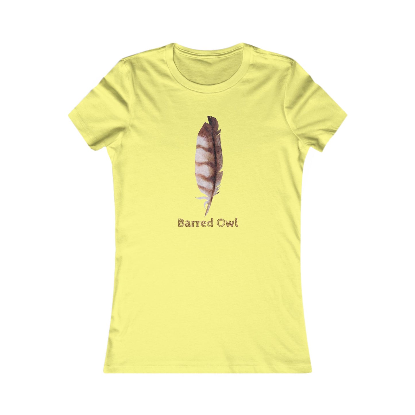 Personalizable Owl Feather Tee | Nature Illustration, Bird Feather Graphic