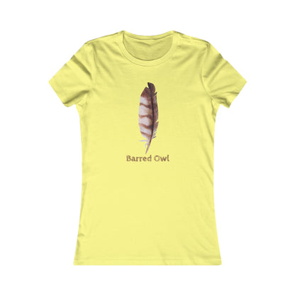 Personalizable Owl Feather Tee | Nature Illustration, Bird Feather Graphic