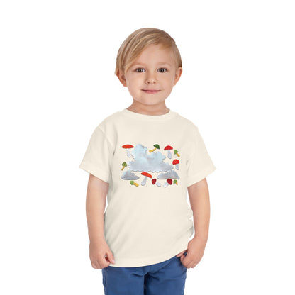 Dancing Mushrooms children's book art Toddler Tee | Cee Thorketil