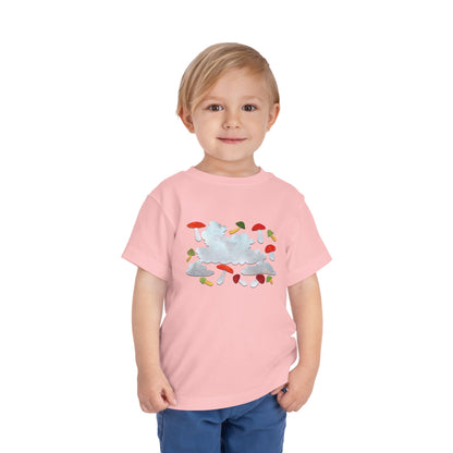 Dancing Mushrooms children's book art Toddler Tee | Cee Thorketil