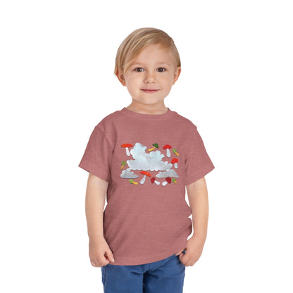 Dancing Mushrooms children's book art Toddler Tee | Cee Thorketil