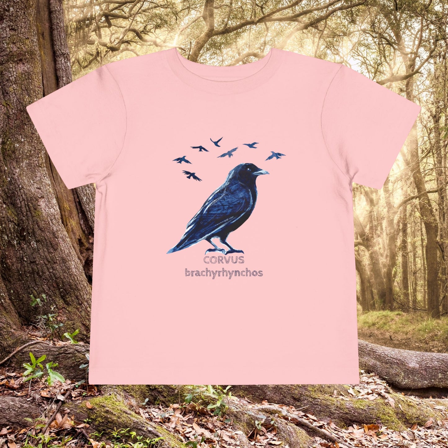 American Crow and Friends Toddler Tee | Maine Artist Cee Thorketil