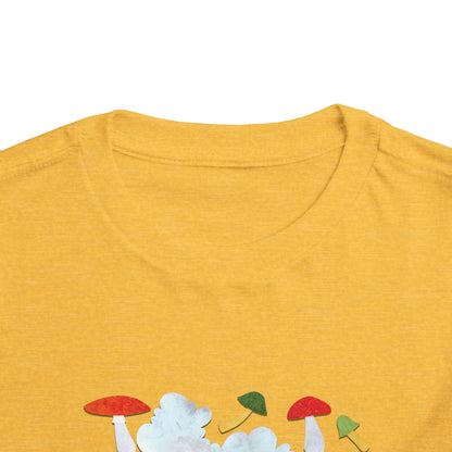Dancing Mushrooms children's book art Toddler Tee | Cee Thorketil