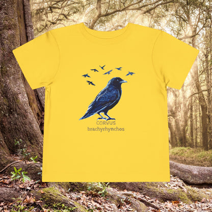 American Crow and Friends Toddler Tee | Maine Artist Cee Thorketil