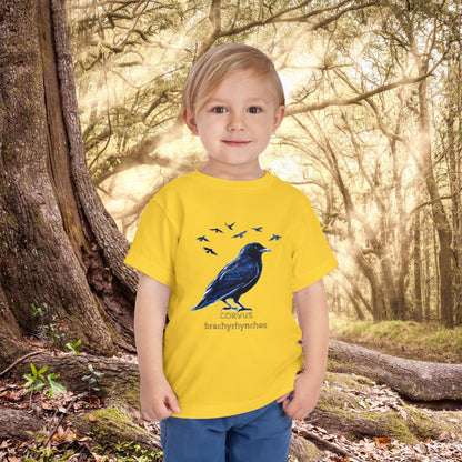 American Crow and Friends Toddler Tee | Maine Artist Cee Thorketil