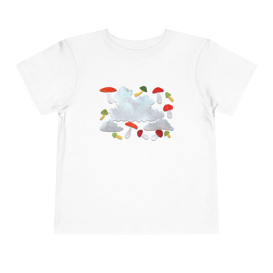Dancing Mushrooms children's book art Toddler Tee | Cee Thorketil