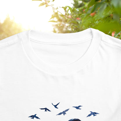 American Crow and Friends Toddler Tee | Maine Artist Cee Thorketil