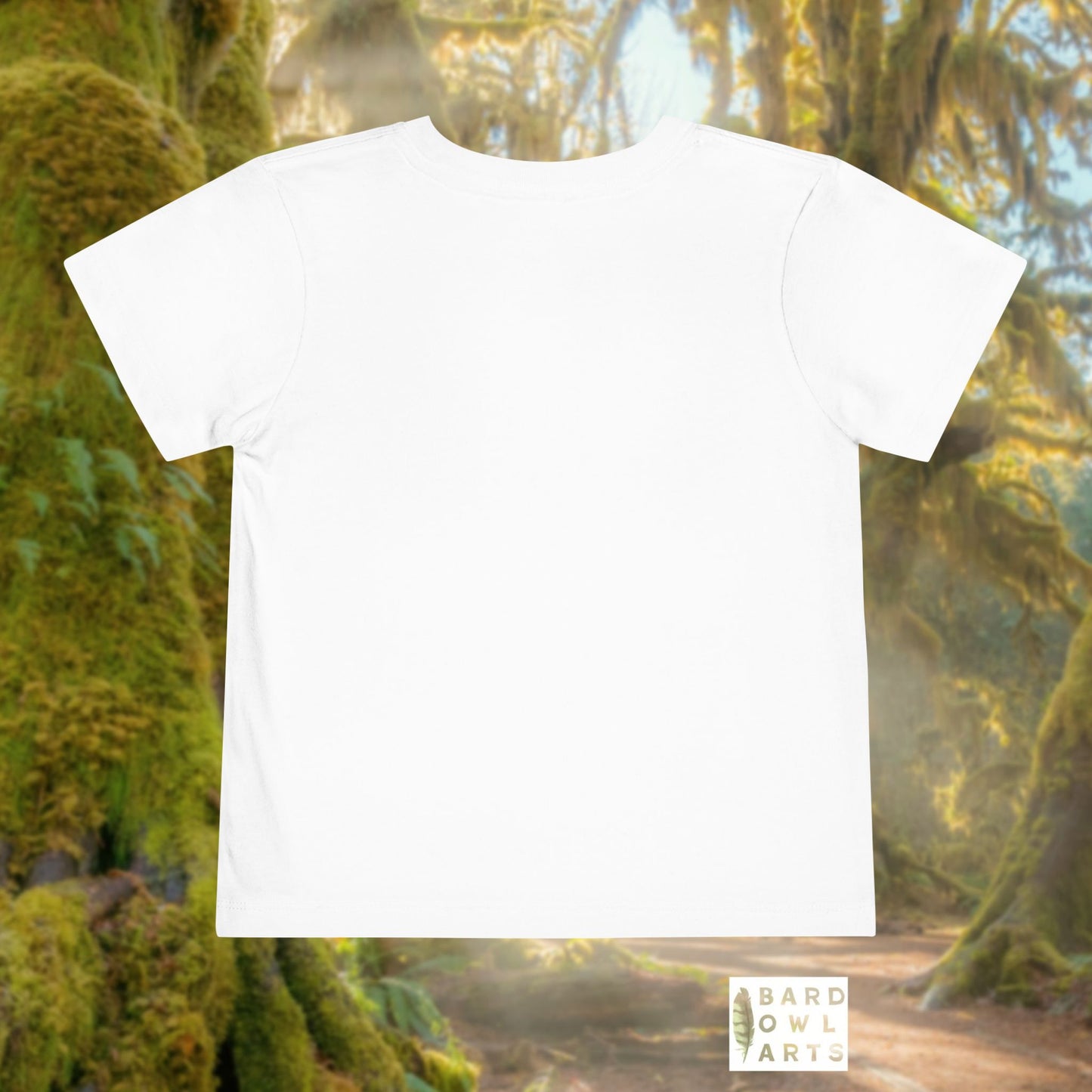 Hand-Drawn Owl Toddler Tee | Great Horned Owl Illustration