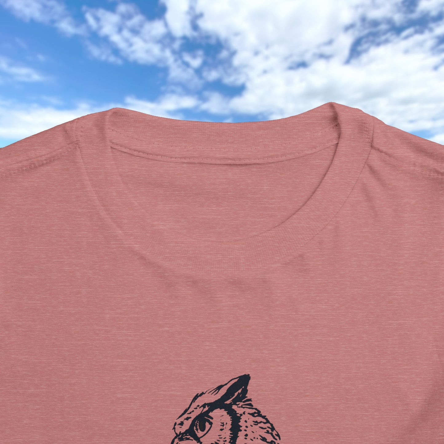 Hand-Drawn Owl Toddler Tee | Great Horned Owl Illustration
