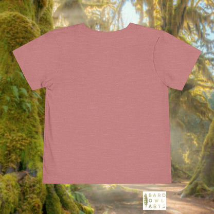 Hand-Drawn Owl Toddler Tee | Great Horned Owl Illustration