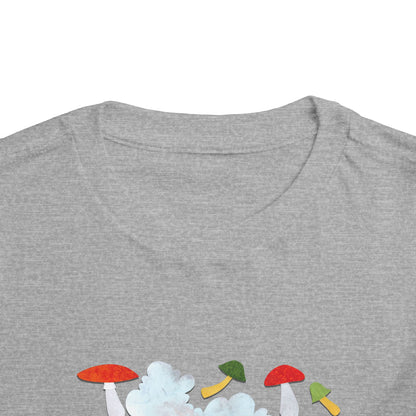 Dancing Mushrooms children's book art Toddler Tee | Cee Thorketil