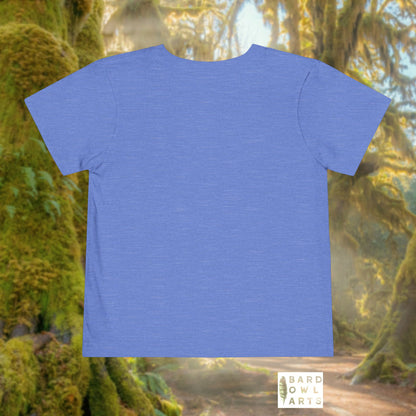 Hand-Drawn Owl Toddler Tee | Great Horned Owl Illustration