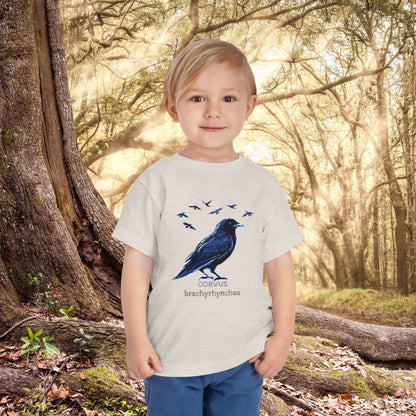 American Crow and Friends Toddler Tee | Maine Artist Cee Thorketil