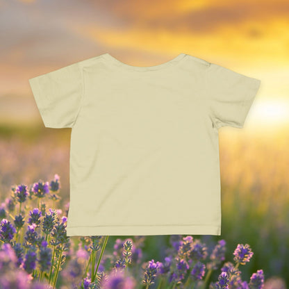 Infant Tee — Pink Coneflowers & Bumblebees Native Pollinator Baby Shirt