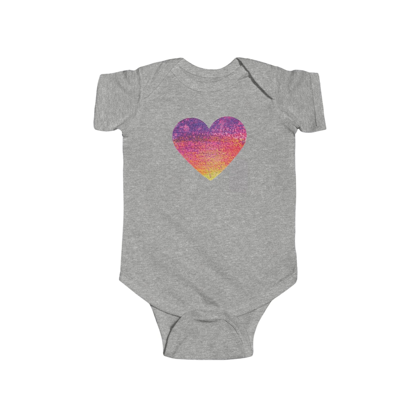 Watercolor Heart Infant Bodysuit | Baby Onesie