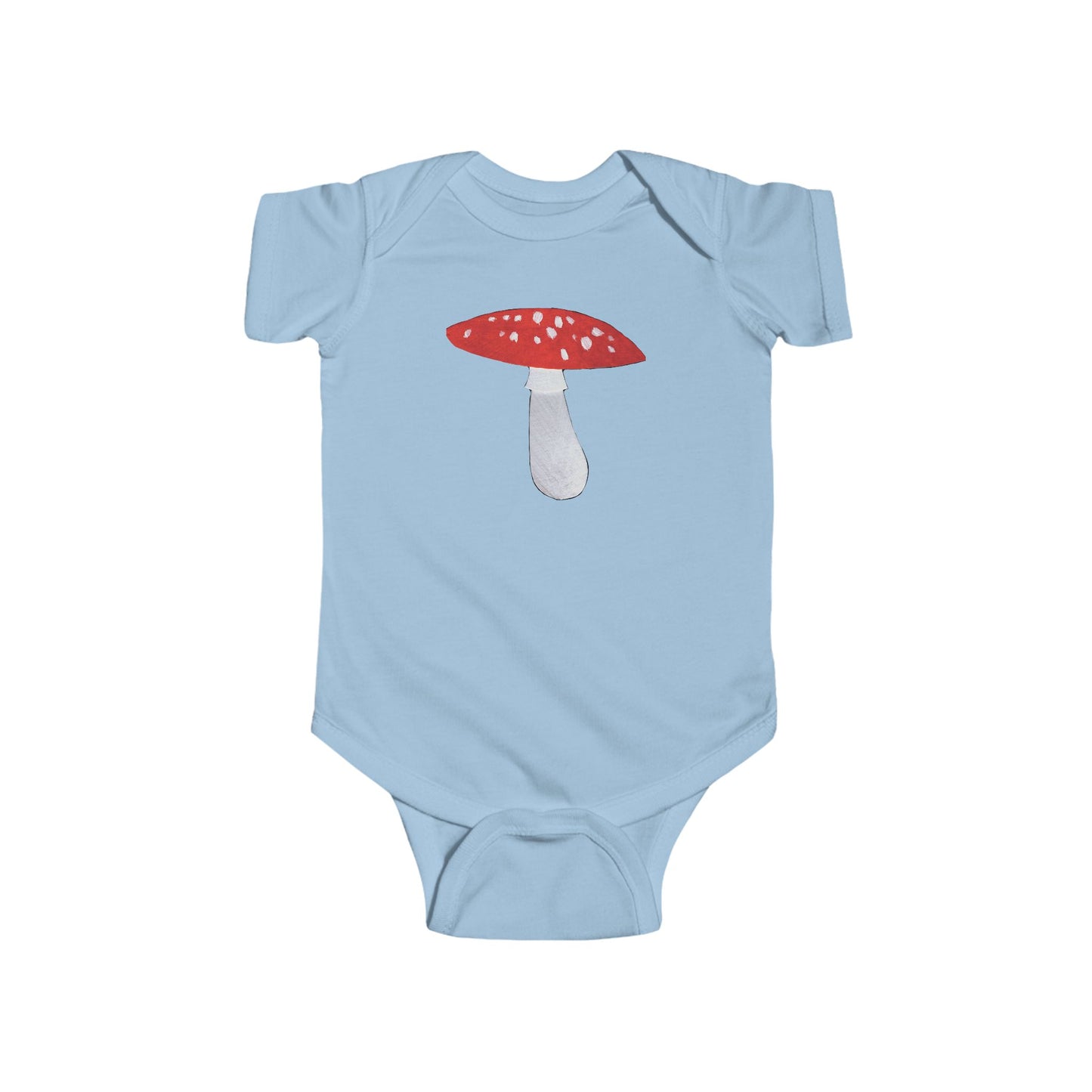 Mushroom Illustration Infant Bodysuit | I Love You So Mushy