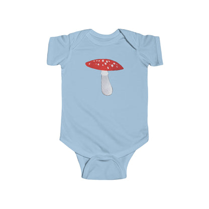 Mushroom Illustration Infant Bodysuit | I Love You So Mushy