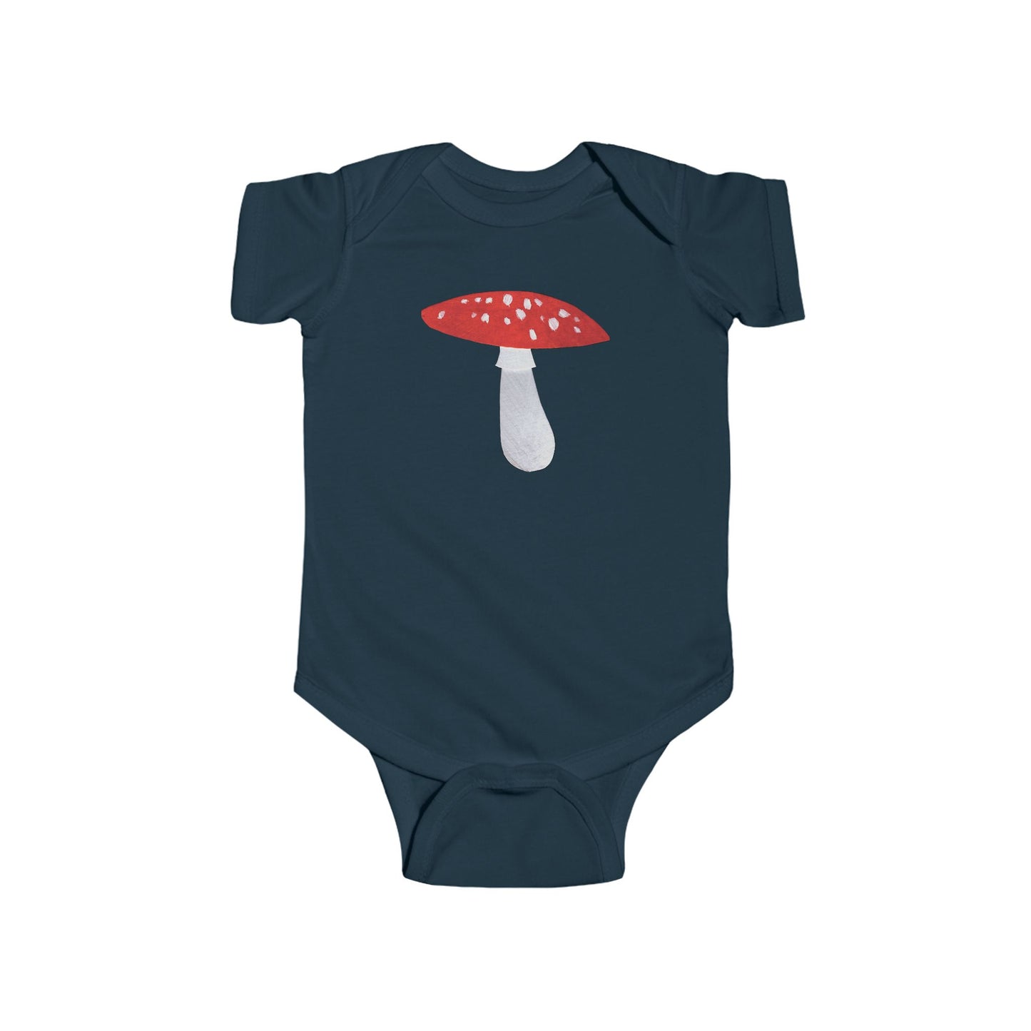 Mushroom Illustration Infant Bodysuit | I Love You So Mushy