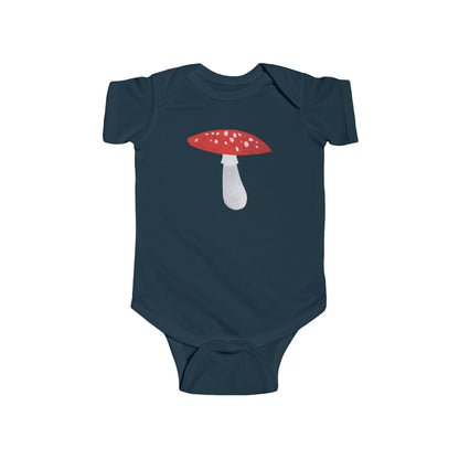 Mushroom Illustration Infant Bodysuit | I Love You So Mushy