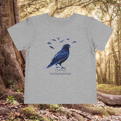 American Crow and Friends Toddler Tee | Maine Artist Cee Thorketil
