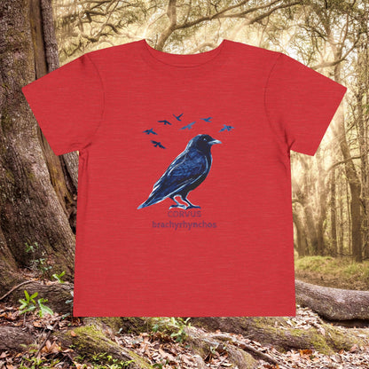 American Crow and Friends Toddler Tee | Maine Artist Cee Thorketil