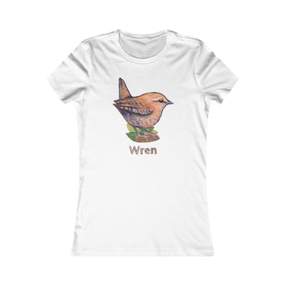 Matching Mom's Wren Tee | Custom Text on Hand Illustrated Bird Shirt
