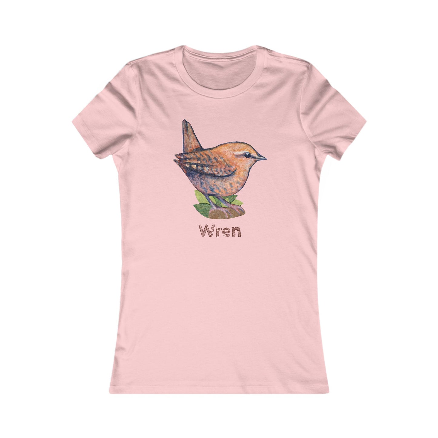 Matching Mom's Wren Tee | Custom Text on Hand Illustrated Bird Shirt