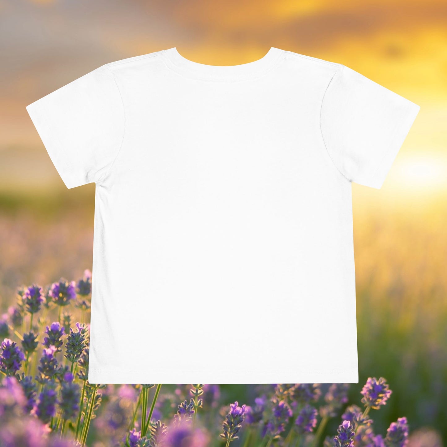 Toddler Tee — Bumblebees & Pink Coneflowers Hand Made Design