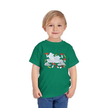Dancing Mushrooms children's book art Toddler Tee | Cee Thorketil