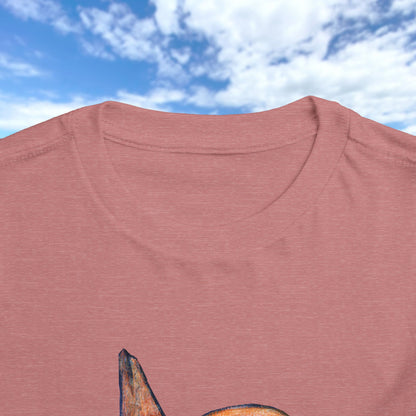 Wren Toddler Tee — Kids Birdwatcher T-Shirt | Local Wildlife Art