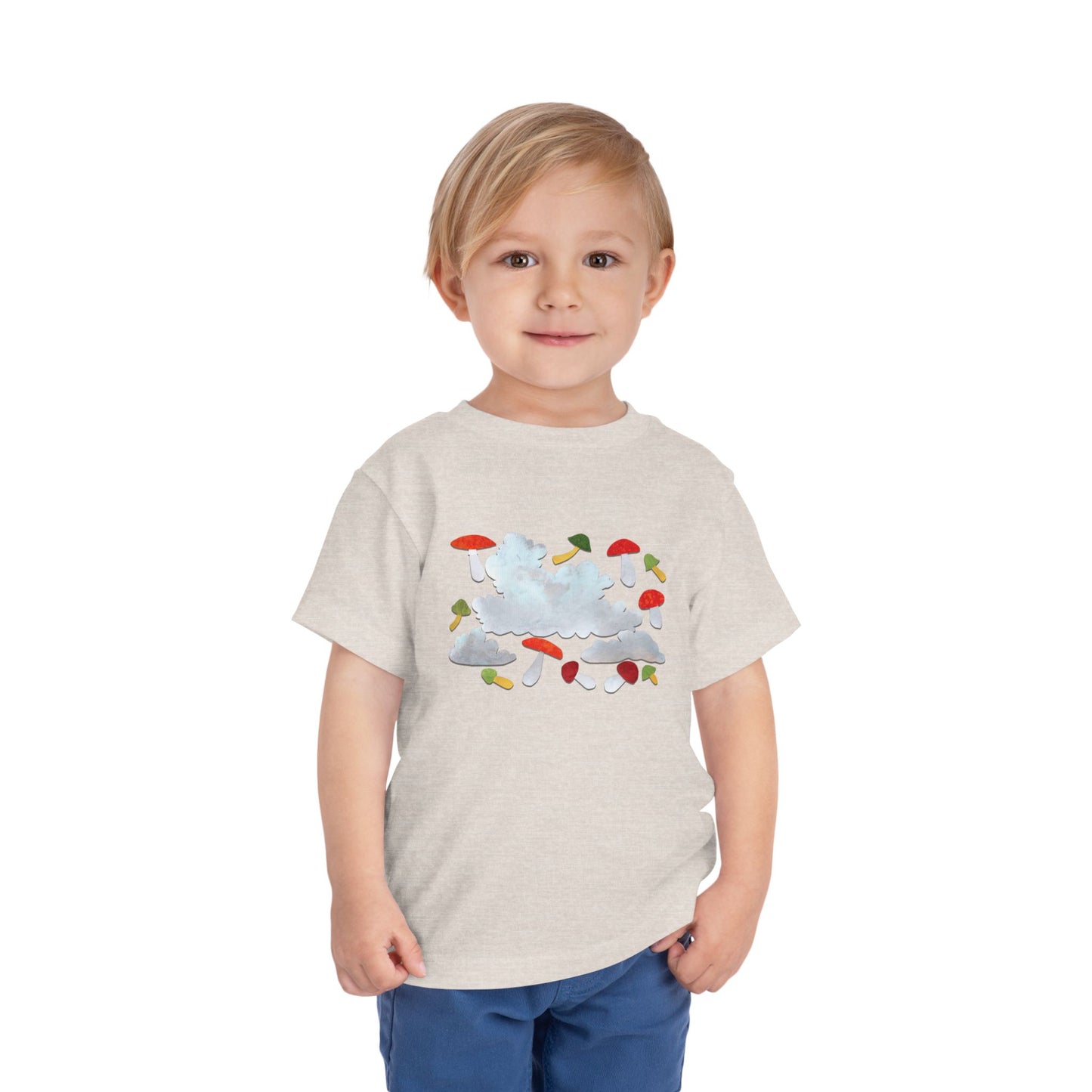 Dancing Mushrooms children's book art Toddler Tee | Cee Thorketil