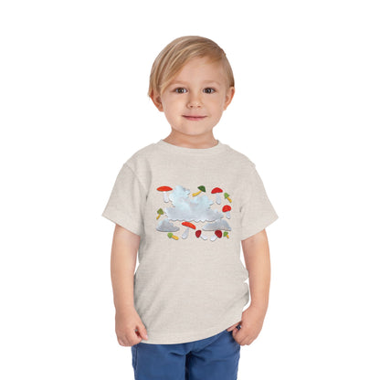 Dancing Mushrooms children's book art Toddler Tee | Cee Thorketil
