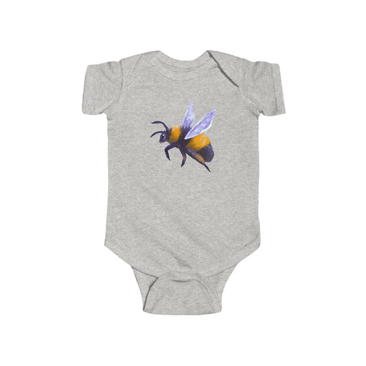 Bumblebee Illustration Infant Bodysuit | Baby Bee Onesie